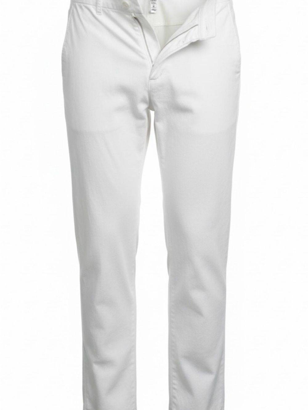 Slim Straight White Men's Jeans